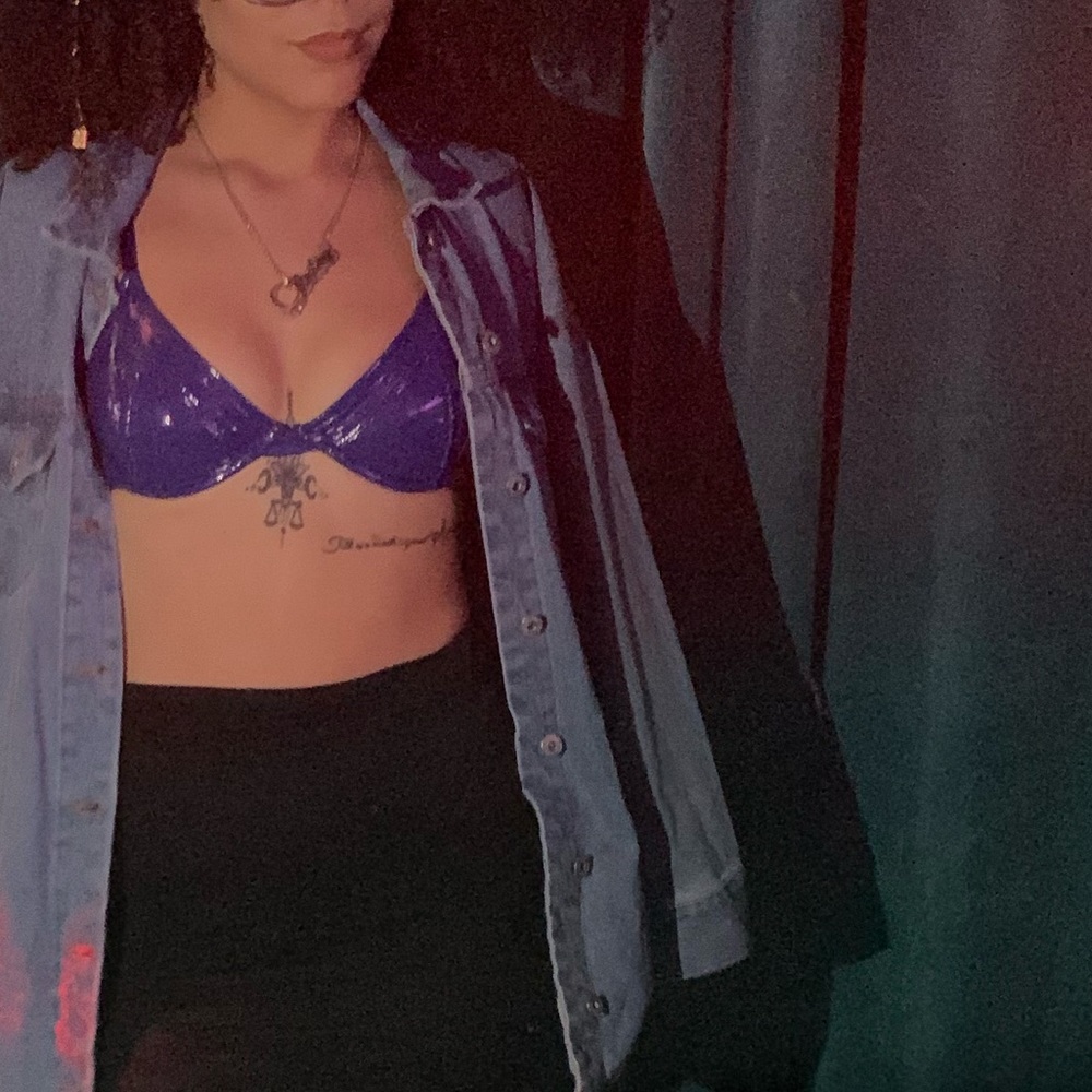 Leather Bra